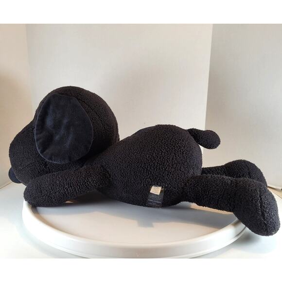 KAWS x Peanuts Snoopy Black Plush 20" Uniqlo Collab Limited Edition Stuffed Toy - Picture 3 of 16